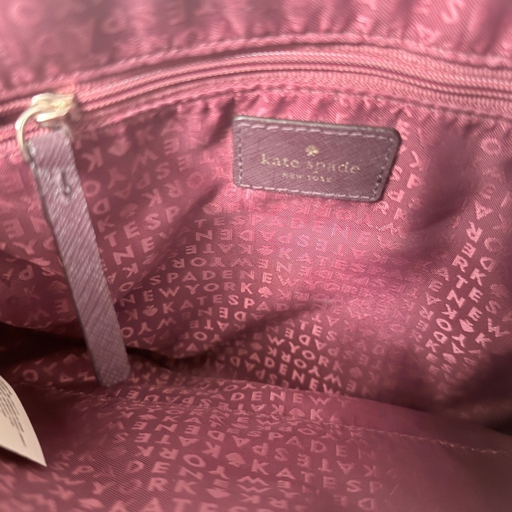 EXCELLENT CONDITION KATE SPADE Rima Laurel Way Crossbody Plum Color - Picture 8 of 11